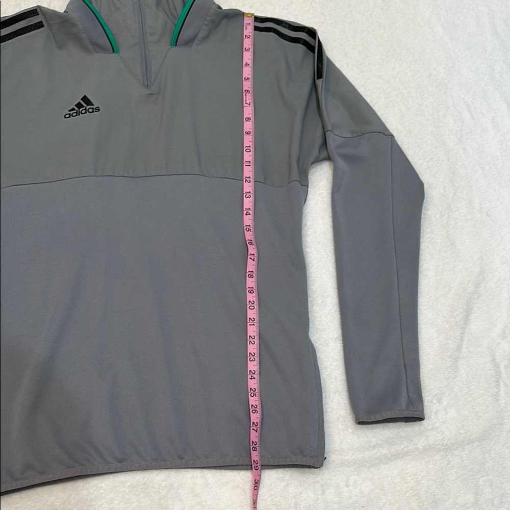 Adidas Climate Gray Performance Jacket With Side … - image 6